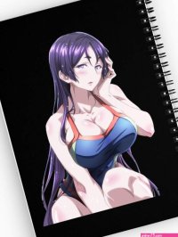 manga xxx girls boobs tits anime xxx tshirt stickers Journal for Sale by shocom-Design