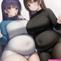 Chubby anime girls by Fettlust-AI on DeviantArt