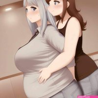 Chubby feedee with her feeder-girlfriend by Fettlust-AI on DeviantArt