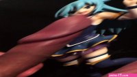 Konosuba Aqua Anime Figure Bukkake cumshot At 7:41