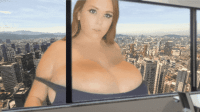 Busty giantess surges bigger Animated Gif by GtsMakerDJ on DeviantArt