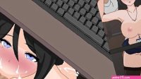 Hentai Game Mouth of the month.Pixel animation of having sex with a busty office lady.