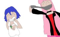 Self gagging anime girls by Yami -- Fur Affinity dot net