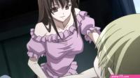 Slutty cartoon teen in nightgown rides a cock fo her boyfriend