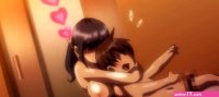 Curvy anime girl shakes big tits and ass while riding cock