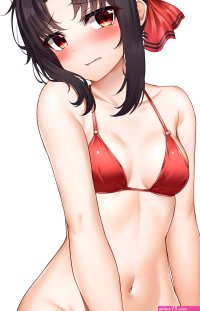 small boobs lifting skirt anime anime girls digital art artwork 2D