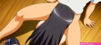 Busty anime girl blows her partner and jumps on that dick