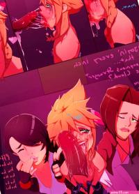 Cloud at the glory hole porn comic