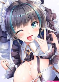 Anime girls Azur Lane Cheshire Azur Lane Akashio cleavage whipped cream HD phone wallpaper