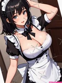 Anime Maid Girl Canvas Prints for Sale