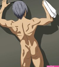 Sexyanimes on X: freeiwatobiswimclub hot anime boys boy back butt posing fitness FitnessMotivation nude sexy fanart fanartanime