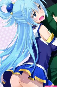 Rule 34 Aqua naked butt