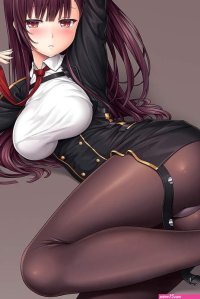 HD wallpaper: bottom up behind anime girls art gallery panty drop pants