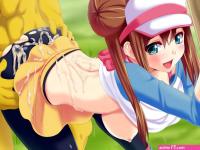 aqua eyes blush breasts cum mei pokemon nipples odaodaoaoda pikachu pokemon sex tagme torn clothes