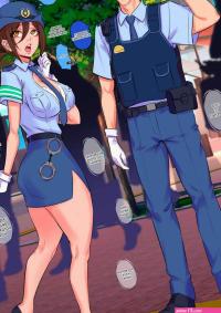Halloween Costume Party. Police Officer and Devil 18. Arisane
