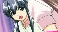 Dirty anime doctor finger bangs the hairy pussy of his patient
