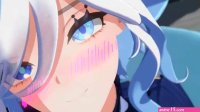 Furina giving a blowjob pov