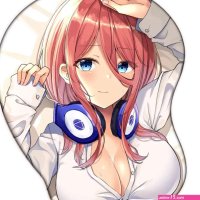 3d Sexy Anime Breast Mouse Pad