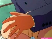 Anime girl spanked