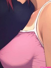 Wallpaper : anime girls Oikko Chinpo to Aishou Yosugite Oyako Manko ga Muchuu ni Nacchatta Ohanashi nipples through clothing tan lines hard nipples 1200x1600