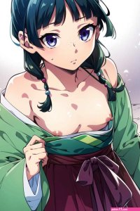 MaoMao shows nipples by makimakilovelove on DeviantArt