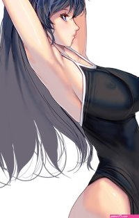 Wallpaper : anime girls original characters big boobs nipples through clothing ma sa o 955x1500