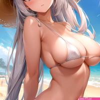 Beach Mature Women Naked Hat Small Boobs 1 0 Perky Nipples Standing Wide Angle 1 4 Absurdres Blush 1 1 2374081458