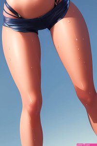 Attractive Anime Girl Thigh Focus Thigh Gap Jui by Paxien on DeviantArt