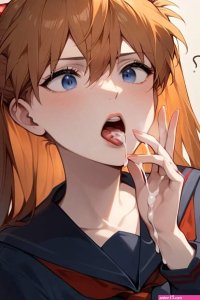 She Cant Swallow It Too Much Cum In Her Mouth Mouth ClosedKI Porno