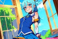 Rule 34 Aqua showing you her new vibrator