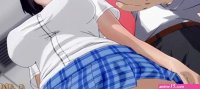 Short-haired anime girl is being fucked deeply in sex cartoon