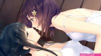 Wallpaper : women brunette kissing anime ecchi drawing original characters yuri Innocent Grey 2048x1152
