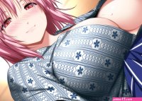 big boobs Nori Tamago anime yuri ecchi open robe Japanese clothes anime girls Saigyouji Yuyuko Touhou artwork