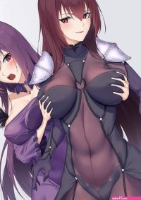 HD wallpaper: anime anime girls boobs big boobs boob grab Fate series