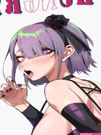 Anime Girl XXI Sticker Manga Anime Girl Sticker t-shrt anime Cute anime girl Big Wet Anime Tits in Heart Frame Sticker BW Sticker for Sale by shocom-Design