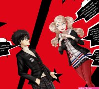 Ann Takamaki Futa Femdom Porn Comic
