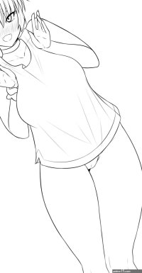 Asuka Gym Class Erection