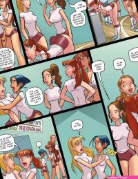 Porn comic Ay Papi. A Good Workout. Part 15. Sex comic friends were walking