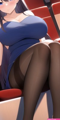 big boobs vegefish solo looking at viewer anime anime girls AI art artwork digital art portrait display pantyhose