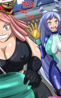 Porn comic My Hero Academia. Mei Vs Nejire Sex comic hot busty babes