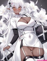 AI Art: dark skin girlll by darkness