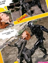 Porn comic Black Widow. Chapter 1. The Avengers. MegaParodies. Sex comic Hulk saved the