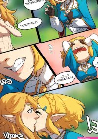 Porn comic A Night with Zelda. kinkymation Sex comic blonde Zelda was