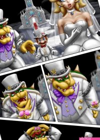 Bowsette Transformation Super Mario Bros. by Spacefur