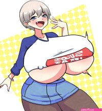 Uzaki-Chan Breast Expansion porn comic