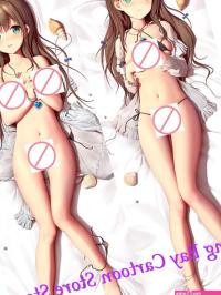 Dakimakura Anime Pillow Cover Breast Milk Double Sided Print Life-size Body Decoration