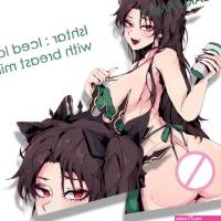 541 HOT Cartoon stickers EARLFAMILY Ishtar Iced Latte with Breast Milk Fanart Car Sticker Anime FateGrand Order Waifu Decal JDM Cartoon Graffiti Sticker