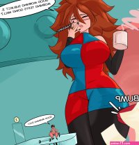 Slugman Commissions CLOSED 55 on X: 5 Panel Android 21 butt crush comic over on Patreon for tiers 1 and up!