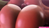 Two Hot Schoolgirls Doing Buttjob with their Bubblebuts
