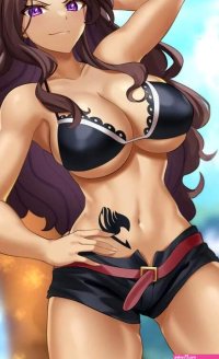 Cana Alberona in bikini Fairy Tail free hentai porno xxx comics rule34 nude art at HentaiLib.net